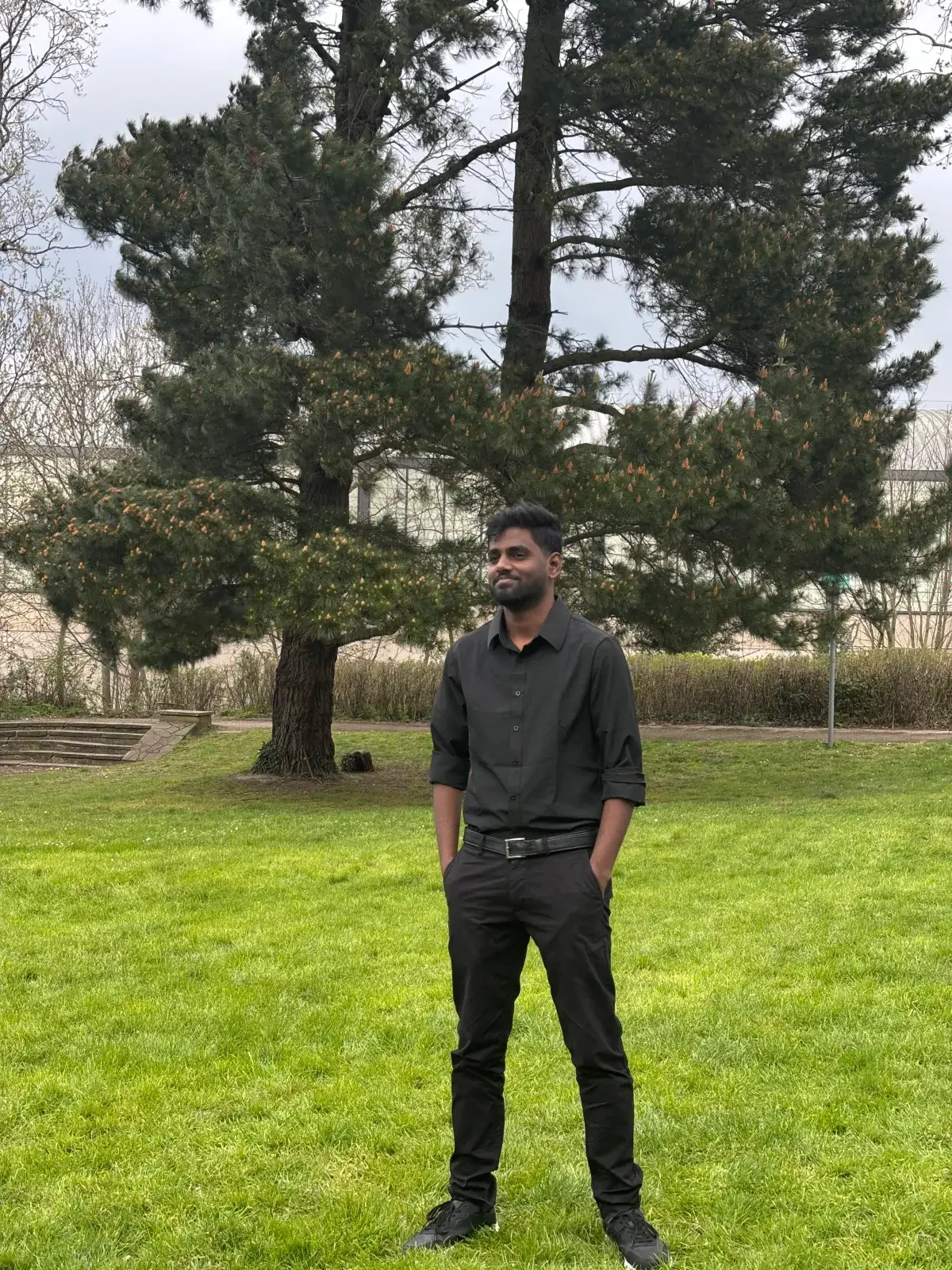 Krishnakumar R., Founder and CEO of Nexcap, standing outdoors