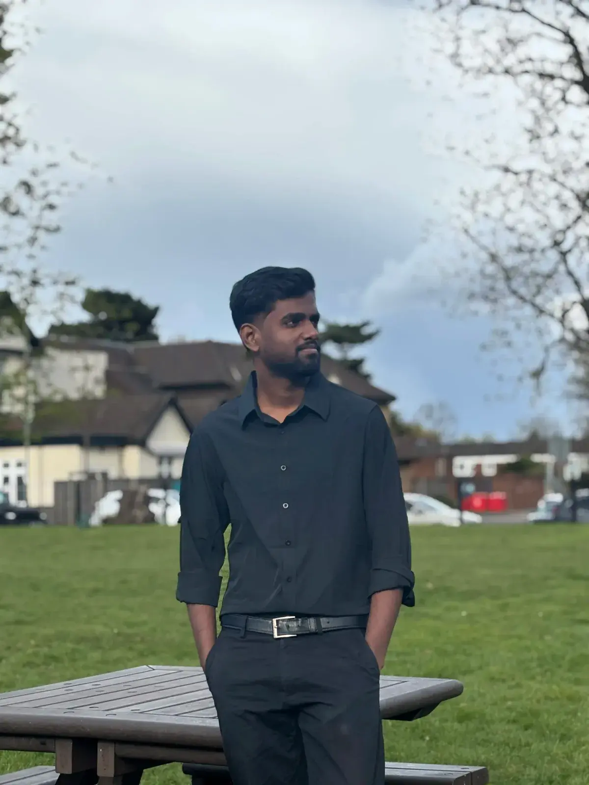 Krishnakumar, founder of Nexcap, in a thoughtful outdoor portrait